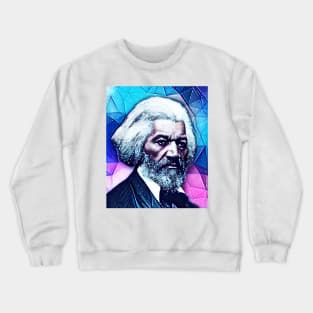 Frederick Douglass Snowy Portrait | Frederick Douglass Artwork 4 Crewneck Sweatshirt